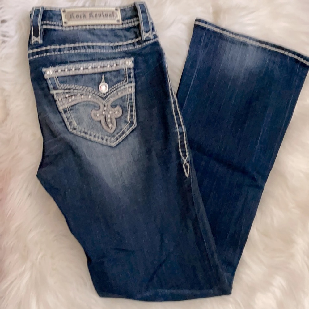 Size 30 Rock Revivals mid-rise boot cut